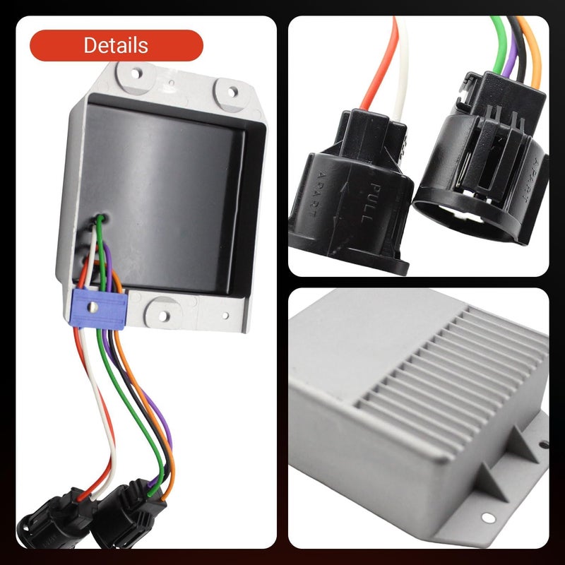 Powkos Ignition Control Module LX203 Compatible with Ford F-Series Trucks Jeep Mercury Lincoln Replaces DY184 E8PF12A199AA - Image 3